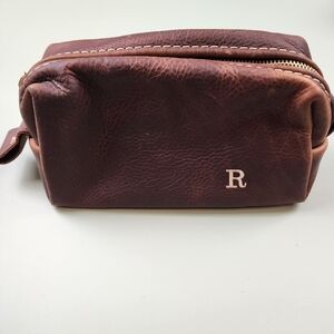 Leather Dopp Kit Toiletry Bag Lifetime Leather Co. High Quality Leather "R"